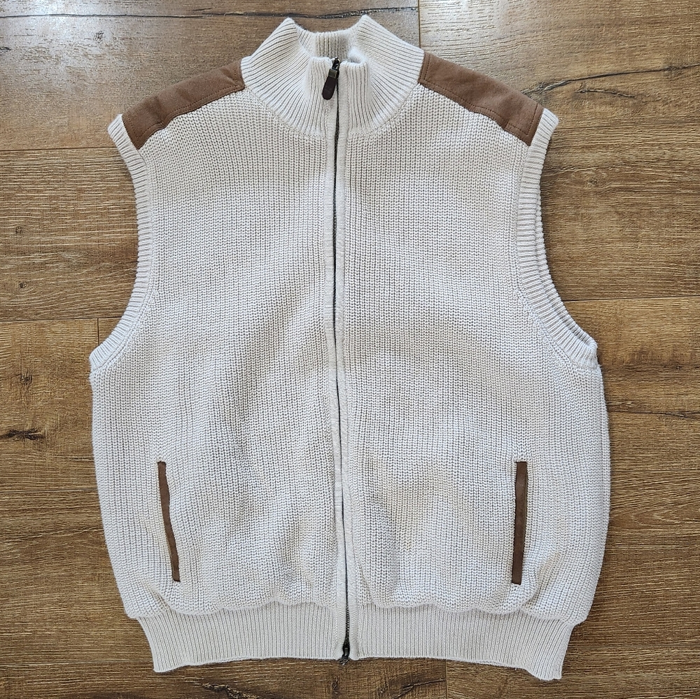Orvis men's mechanics foul-weather vest size xl cotton casual layered Vintage